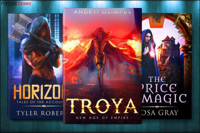 I will be your professional book cover designer