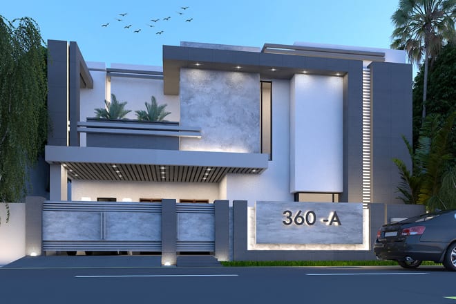 I will build architectural 3d model and do realistic rendering