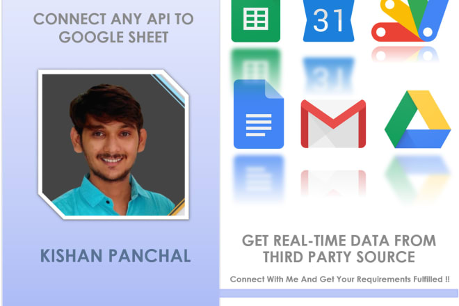 I will connect any API to google sheet