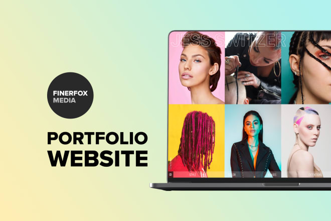 I will create a beautifully designed portfolio website in webflow