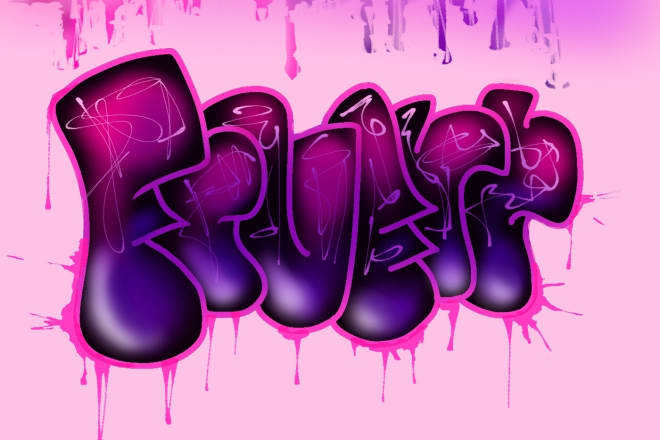 I will custom make great and bright graffiti