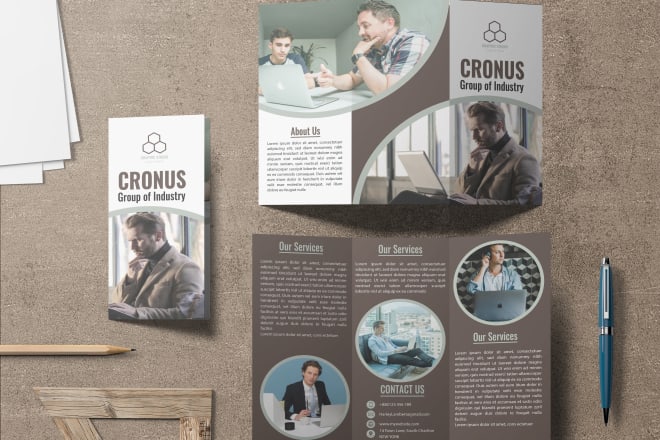 I will design creative corporate brochure