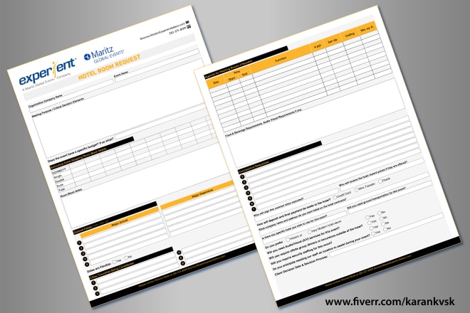 I will design fillable PDF forms