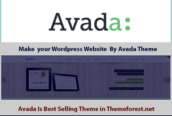 I will design professional wordpress website for you by avada theme