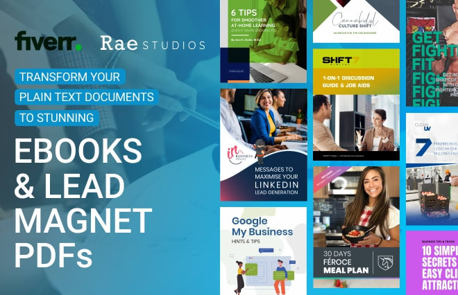 I will design your lead magnet ebook PDF