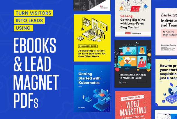 I will design your lead magnet ebook pdf