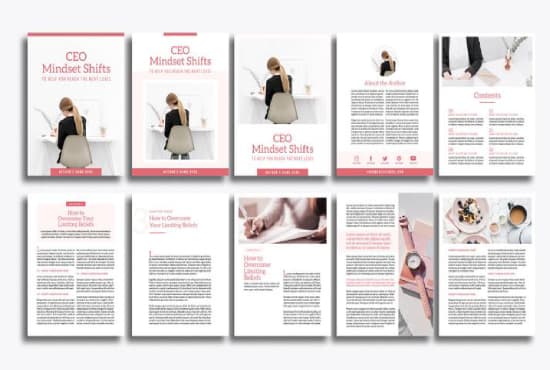 I will design your lead magnet ebook, workbook pdf