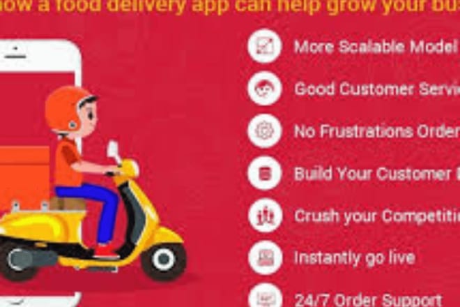 I will develop food delivery app, grocery app