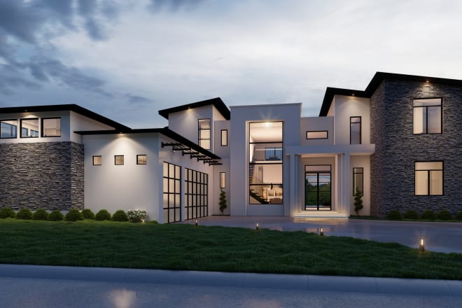 I will do 3d exterior rendering, house design, and walkthrough