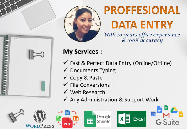 I will do affordable yet perfect data entry and file conversions