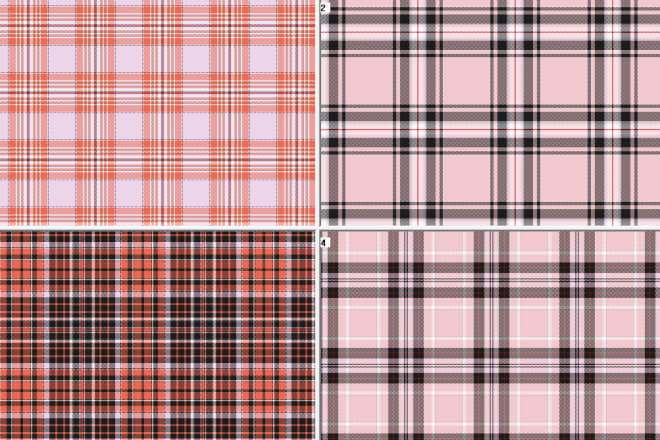 I will do any kind of plaid yarn dyed seamless pattern