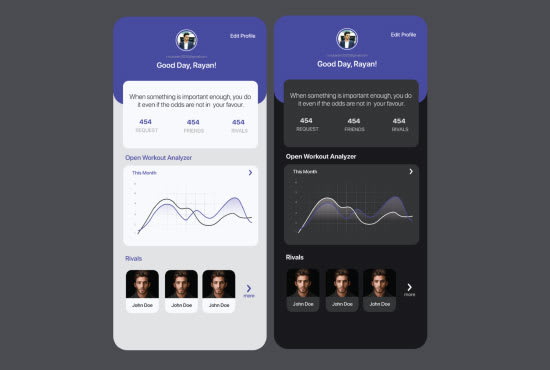 I will do attractive mobile ui ux design or app ui ux design