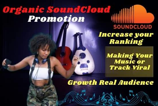 I will do organic soundcloud promotion in the best approach