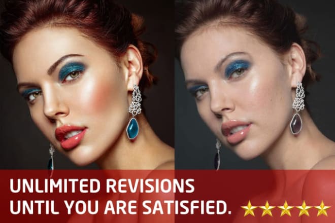 I will do professional portrait retouching business photo editing