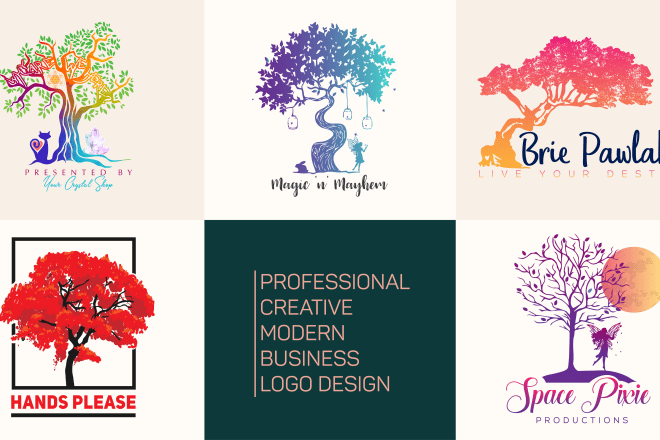 I will do unique and modern logo design