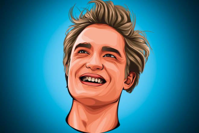 I will draw vector portrait in lowest price