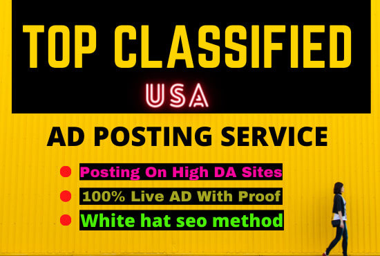 I will give free classified ads posting service in USA manually