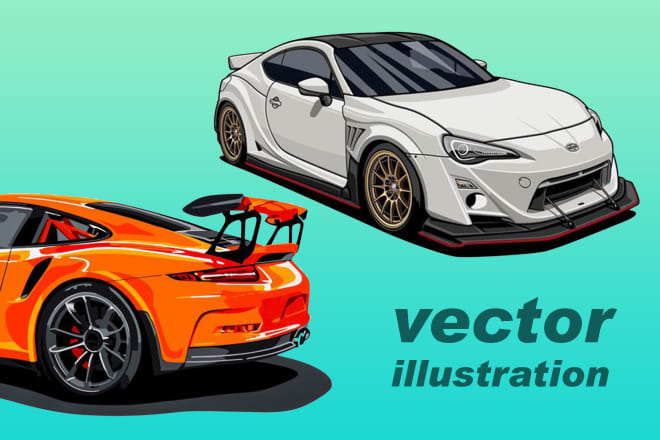 I will illustrate the vector of your car