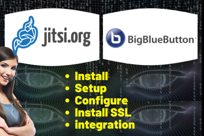 I will install jitsi meet or bigbluebutton on your server or vps