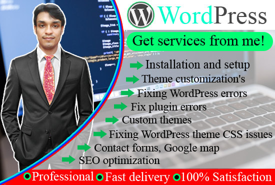 I will install, setup, fix any website in wordpress