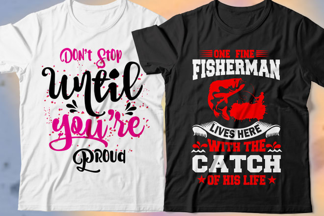 I will make eye catching typography and tee spring t shirt design
