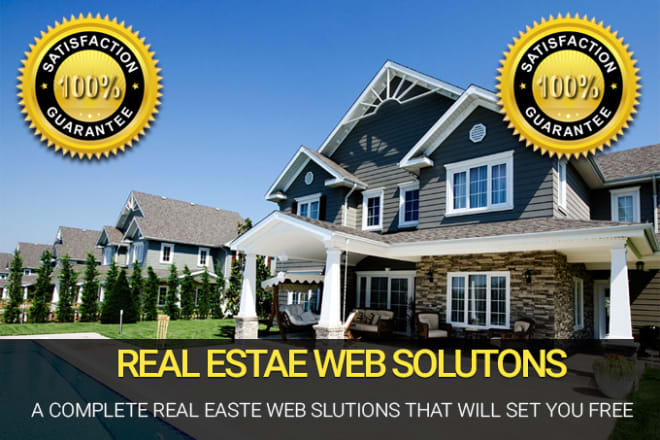 I will make real estate website