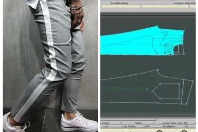 I will pattern making by lectra modaris software