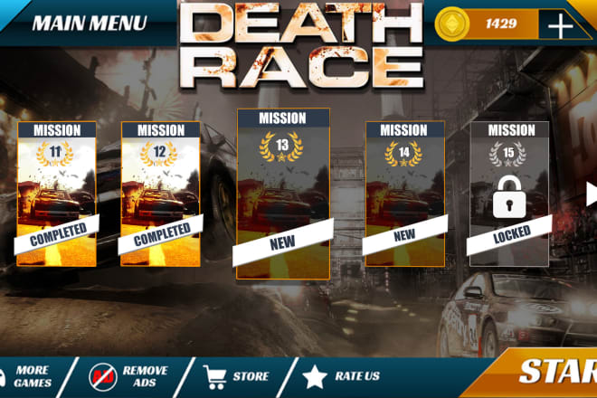 I will perfect design game UI, gui, hud of consoles, pc and mobile