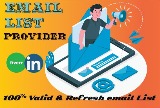 I will provide niche targeted email list and bulk email