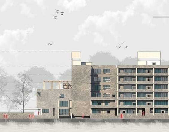 I will render your site plan, floor plan, elevation and section in photoshop