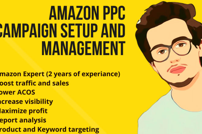 I will setup amazon PPC campaign and manage sponsored display ads