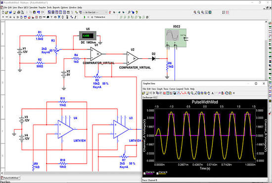 I will simulate circuits in ltspice, multisim, pspice and proteus