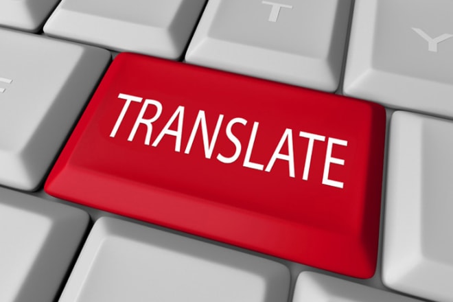 I will translate a document from Spanish to English
