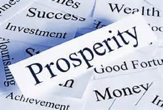 I will cast an extremely powerful prosperity spell