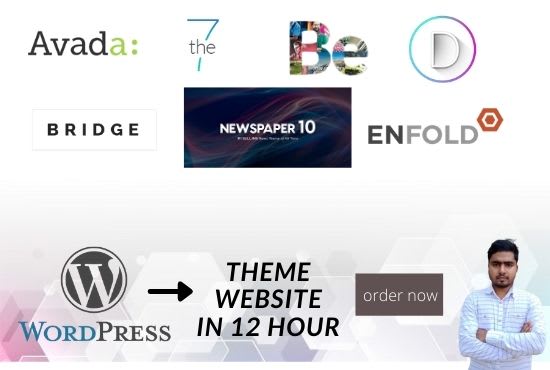 I will customize avada,divi,betheme,the7,bridge,enfold,uncode,newspaper wordpress theme