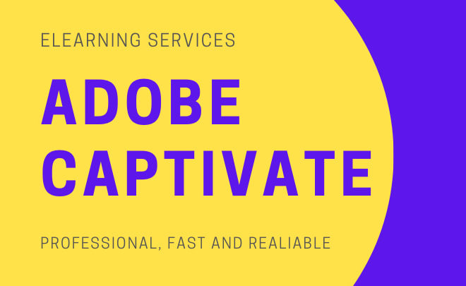 I will develop engaging elearning courses in adobe captivate