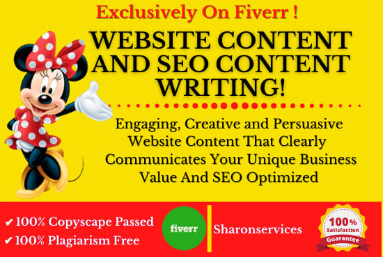 I will be your website content writer and SEO blog post writer