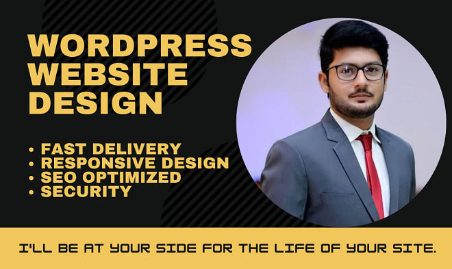 I will build modern wordpress website design or redesign website