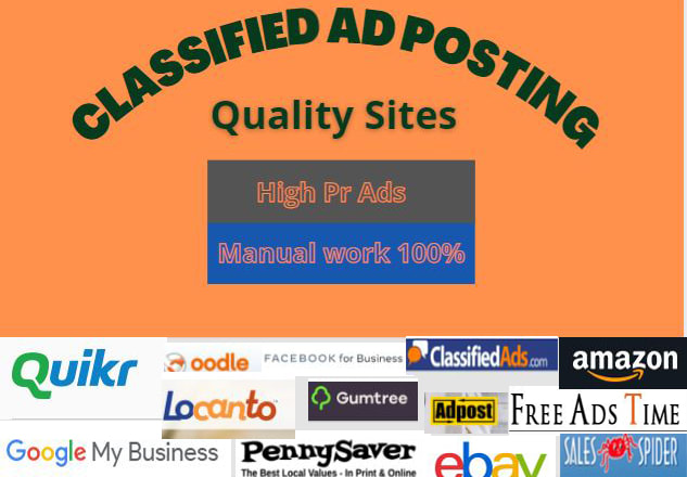 I will classified ads posting worldwide