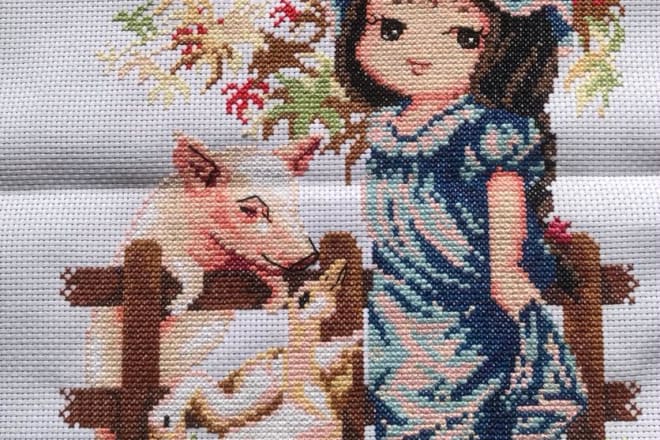 I will convert any image to cross stitch pattern pdf