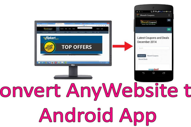 I will convert your wordpress or any website into android app