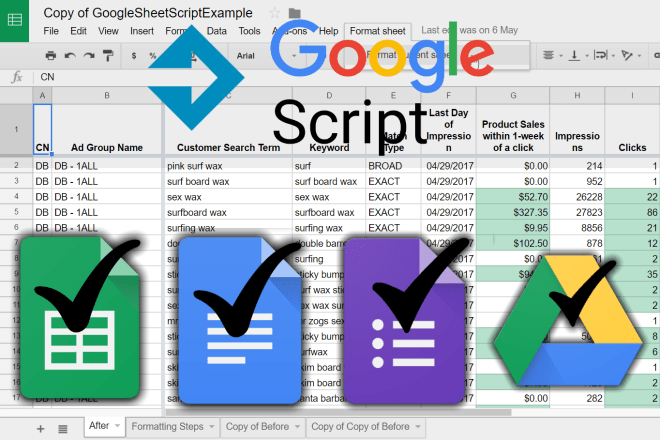 I will create a custom macro to automate your google sheets