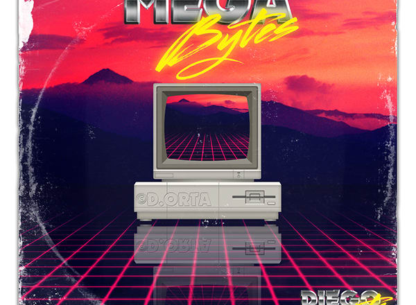 I will create a retro, synthwave, neon album or single cover art