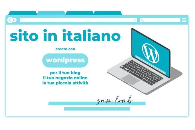 I will create an italian website