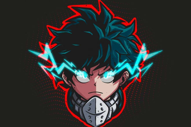 I will create anime esports logo of yourself