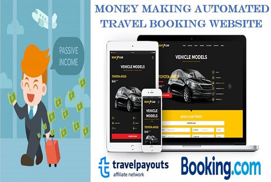 I will create automated wp rental,travel website for passive income