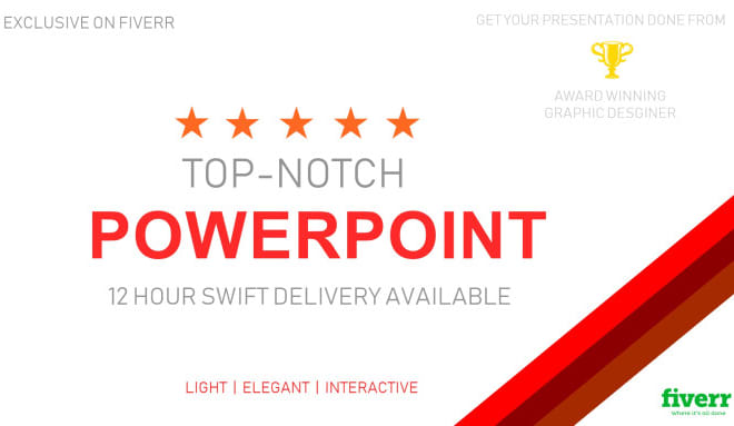 I will create branded powerpoint presentation with premium themes