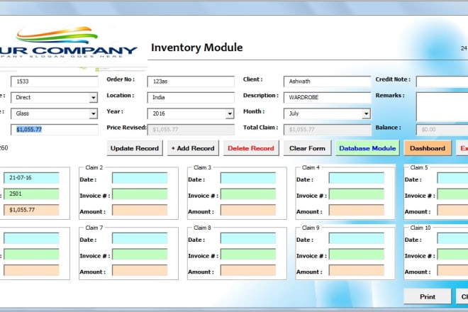 I will create customised excel userforms, vba applications for you