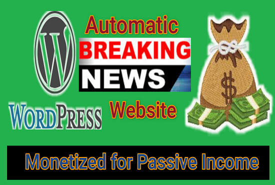 I will create monetized autopilot wordpress website for income online