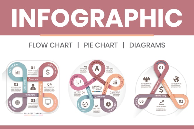 I will create professional infographic flow chart, pie chart and diagrams